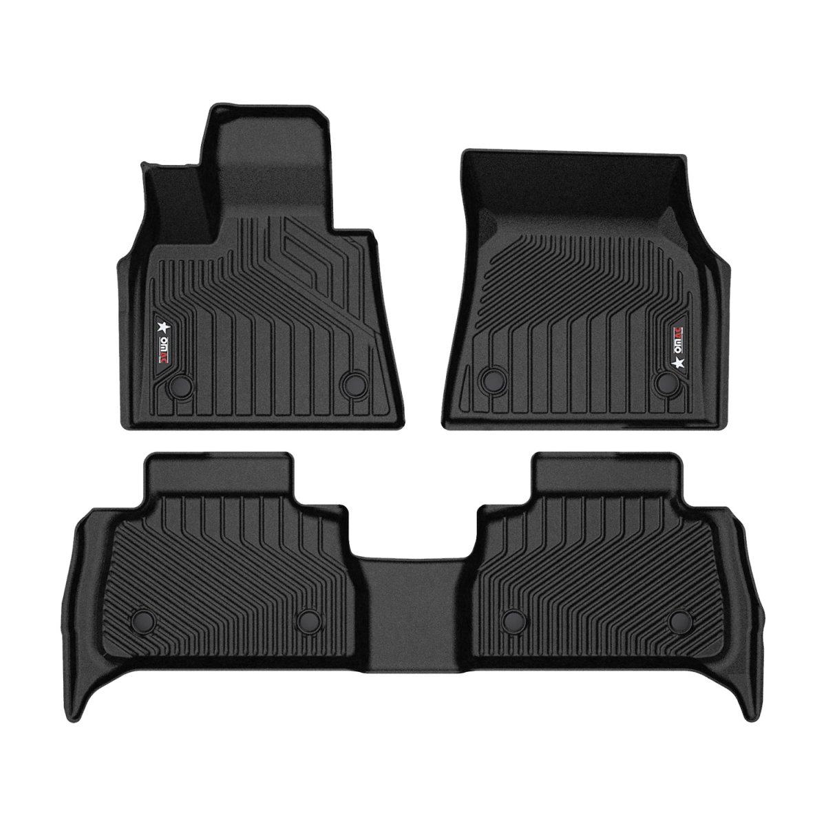 BMW X6 Floor Mats - Front & Rear - Omac - Texan - '20-'25